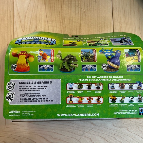 New Sealed Skylanders Swap Force Lava Barf Eruptor Slobber Tooth Super Gulp - Picture 3 of 4